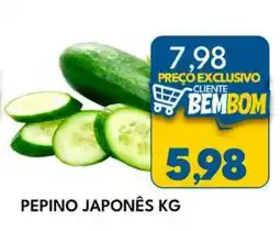 Rancho Bom Supermercados Pepino japonês oferta