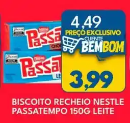 Rancho Bom Supermercados Biscoito recheio nestle passatempo leite oferta