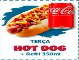 Rancho Bom Supermercados Terça hot dog + refri oferta
