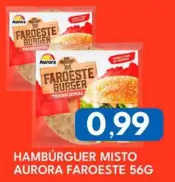 Rancho Bom Supermercados Hambúrguer misto aurora faroeste oferta