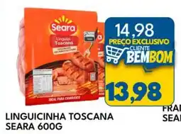 Rancho Bom Supermercados Linguicinha toscana oferta