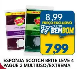 Rancho Bom Supermercados esponja scotch brite oferta