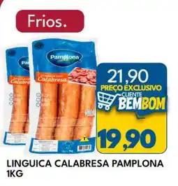 Rancho Bom Supermercados Linguica calabresa pamplona oferta