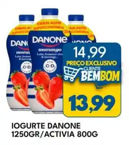 Rancho Bom Supermercados Iogurte danone oferta