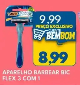Rancho Bom Supermercados Aparelho barbear bic flex 3 com 1 oferta