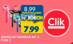 Rancho Bom Supermercados aparelho barbear bic 3 oferta