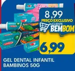 Rancho Bom Supermercados Gel dental infantil bambinos oferta