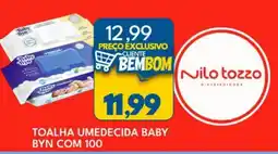 Rancho Bom Supermercados toalha umedecida baby byn oferta