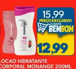 Rancho Bom Supermercados Locao hidratante corporal monange oferta