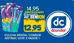 Rancho Bom Supermercados escova dental condor antibac oferta