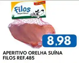 Rancho Bom Supermercados Aperitivo orelha suína oferta