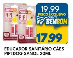 Rancho Bom Supermercados educador sanitário cães pipi dog sanol oferta