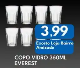 Rancho Bom Supermercados copo vidro oferta