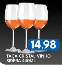 Rancho Bom Supermercados Taça cristal vinho sidéra oferta