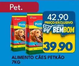 Rancho Bom Supermercados Alimento cães petkão oferta
