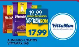Rancho Bom Supermercados alimento p/gatos vittamax oferta