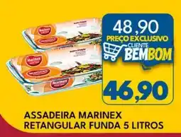 Rancho Bom Supermercados Assadeira marinex retangular funda oferta