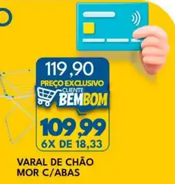 Rancho Bom Supermercados varal de chão mor c/abas oferta