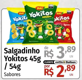 Supermercado Dalben Salgadinho Yokitos oferta