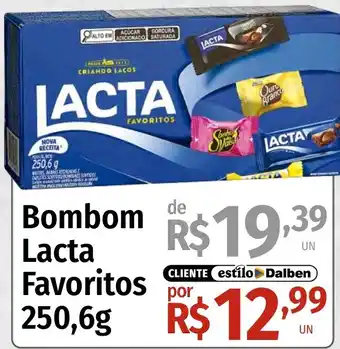 Supermercado Dalben Bombom de Lacta Favoritos oferta