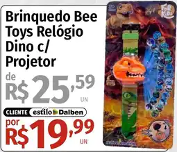 Supermercado Dalben Brinquedo bee toys relógio dino c/ projetor oferta