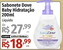 Supermercado Dalben Sabonete Dove Baby Hidratação oferta
