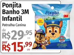 Supermercado Dalben Ponjita Banho 3M Infantil Patrulha Canina oferta