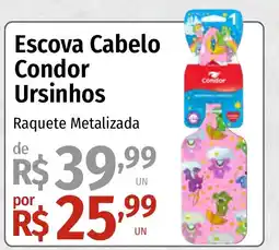 Supermercado Dalben Escova Cabelo Condor Ursinhos oferta