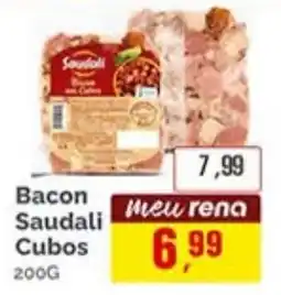 Supermercados Rena Bacon Saudali Cubos oferta
