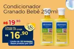 Villarreal Supermercados Condicionador Granado Bebê oferta