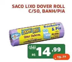 Supermercados Pague Menos Saco lixo dover roll oferta