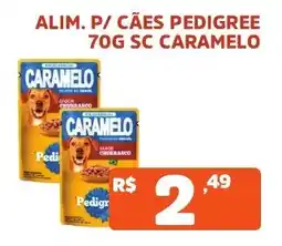 Supermercados Pague Menos Alim. p/ cães pedigree oferta