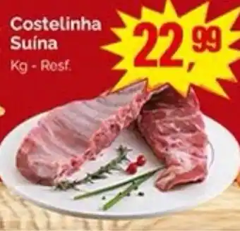 Supermercados Rena Costelinha Suína oferta