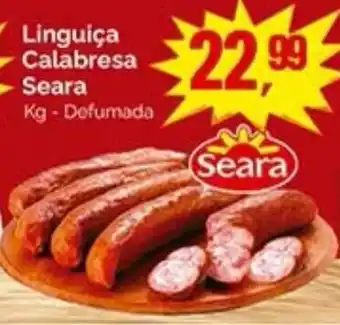 Supermercados Rena Linguiça Calabresa Seara oferta