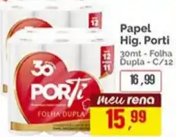 Supermercados Rena Papel Hig. Porti oferta