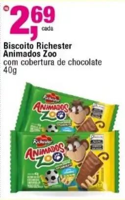 Frangolândia Biscoito Richester Animados Zoo oferta