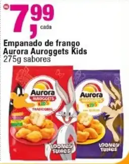 Frangolândia Empanado de frango Aurora Auroggets Kids oferta