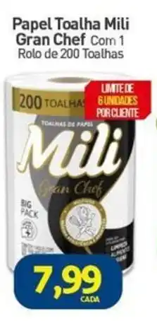 Rede Bom Lugar Papel Toalha Mili Gran Chef oferta