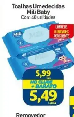 Rede Bom Lugar Toalhas Umedecidas Mili Baby oferta