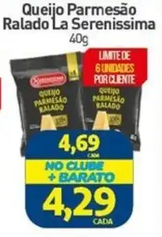Rede Bom Lugar Queijo Parmesão Ralado La Serenissima oferta