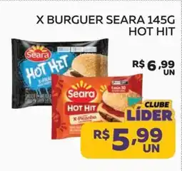 Lider Atacadista X burguer seara hot hit oferta