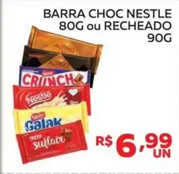 Lider Atacadista Barra choc nestle ou recheado oferta