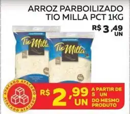 Lider Atacadista Arroz parboilizado tio milla oferta