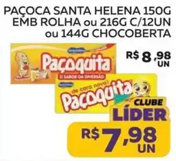 Lider Atacadista Paçoquita oferta