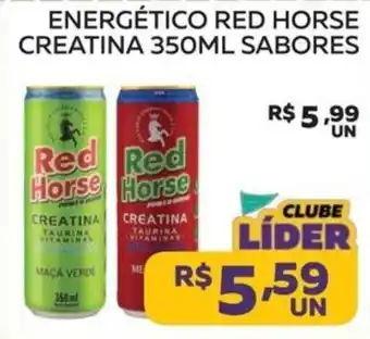 Lider Atacadista Energético red horse creatina oferta