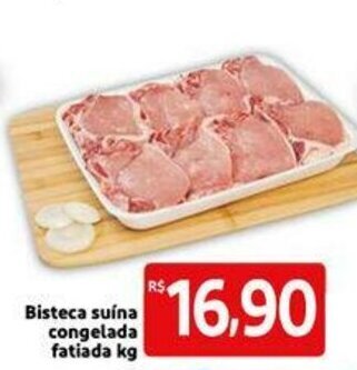 Extra Supermercado Bisteca Suina congelada fatiada 1kg oferta