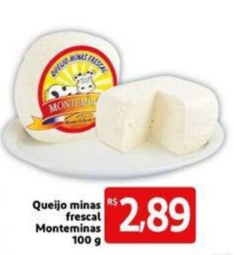 Extra Supermercado Queijo minas frescal Monteminas 100g oferta