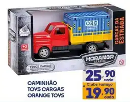 Supermercados Avenida Caminhão toys cargas orange toys oferta
