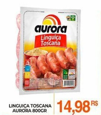 Mercadão Atacadista Linguica Toscana Aurora 800g oferta