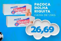 Villefort Atacadista Paçoca rolha riquita oferta